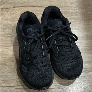 Women Nike winflow Black Athletic Shoes